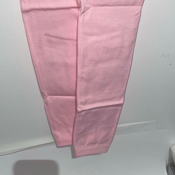 Satina Women's Pink Wide Elasticized Waistband Stretch Leggings One Size NWT - Picture 5 of 9